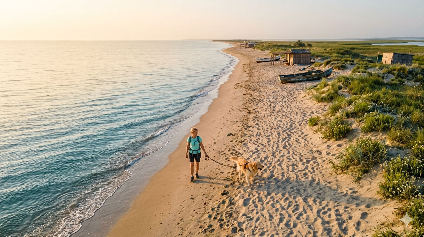 plaje unde ai voie cu cainele