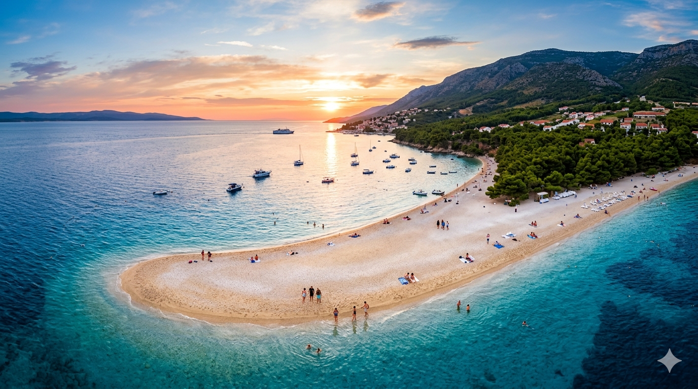 unde sunt plaje cu nisip in croatia