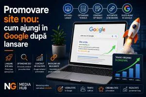 Promovare site nou: cum ajungi în Google după lansare